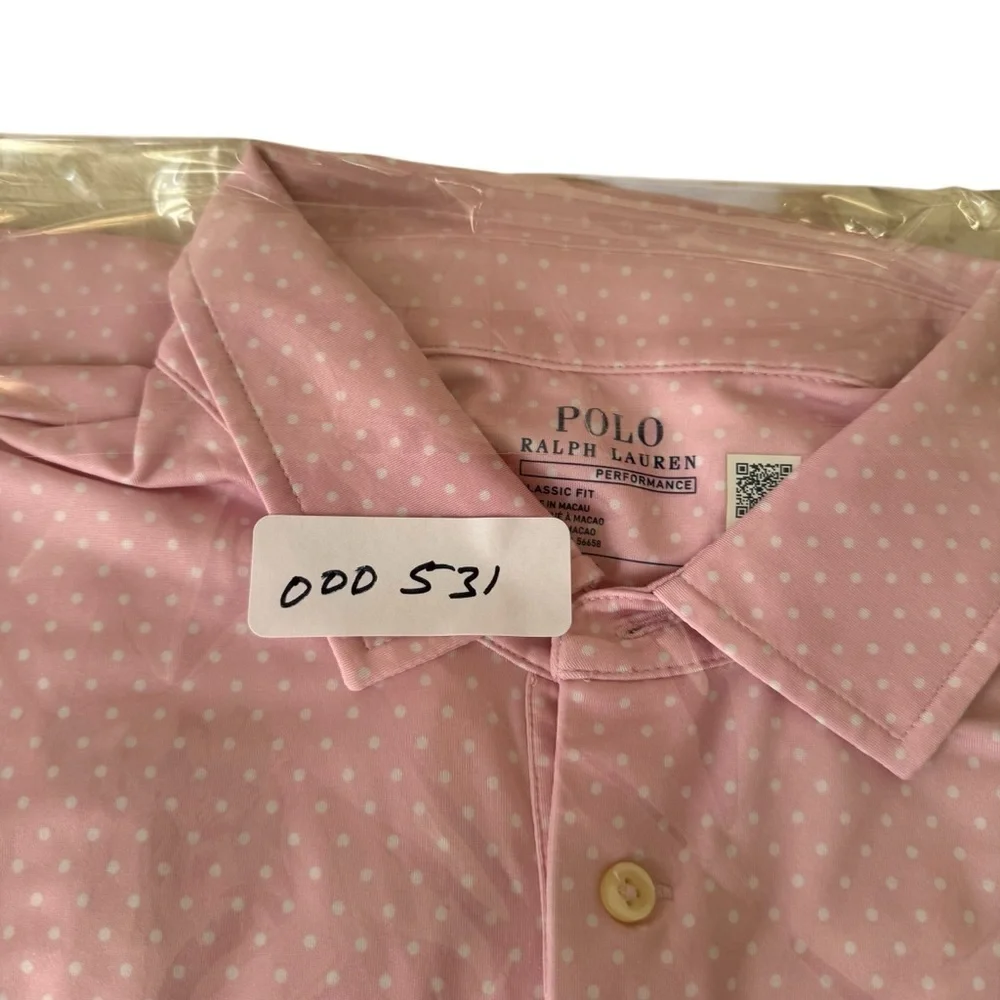 Polo by Ralph Lauren Pink Polo Shirt with Blue Pony